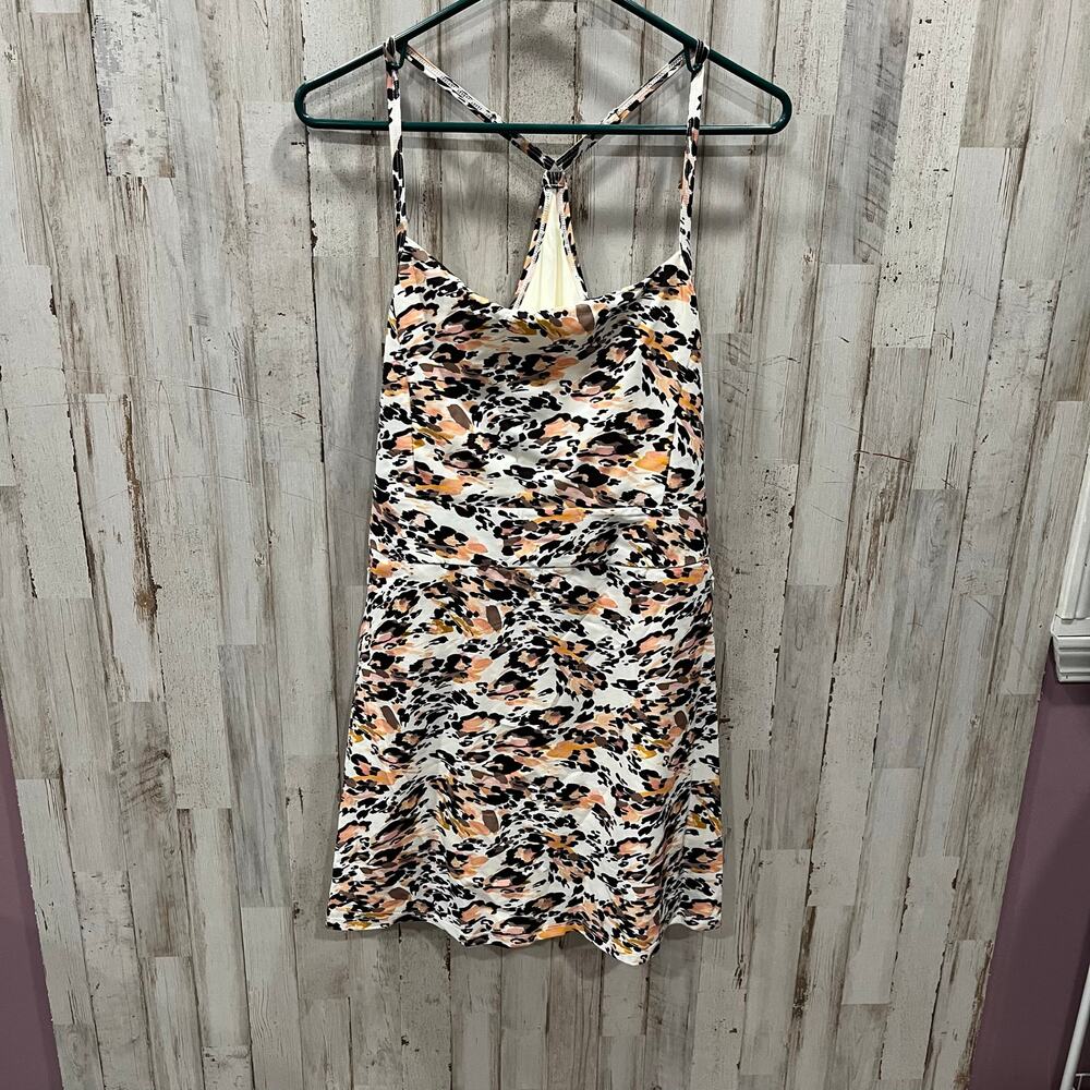 New Calia By Carrie Underwood Performance Dress Animal Unbleached Medium Tennis